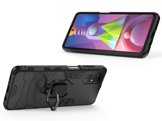 Etui Alogy Stand Ring Armor do Samsung Galaxy M51 czarne