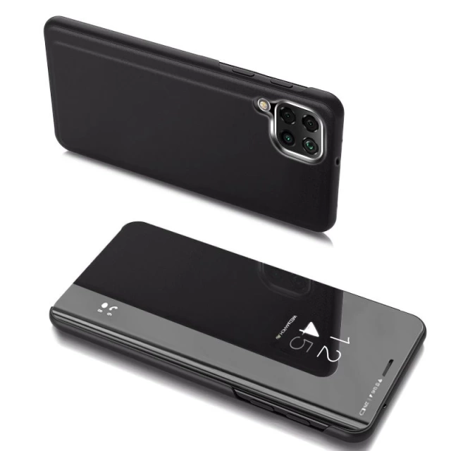 Clear View Case futerał etui z klapką Samsung Galaxy M33 5G czarny