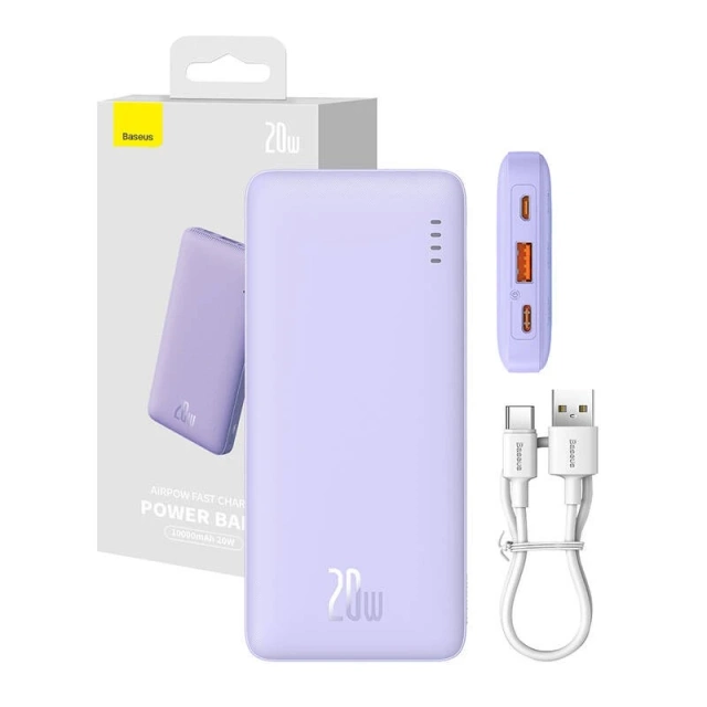 Baseus Airpow 10000mAh 20W Power Bank Purple