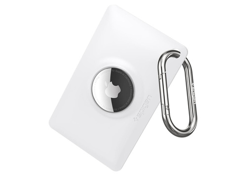 Hülle Schlüsselanhänger Spigen AirFit Card für Apple Airtag Weiß