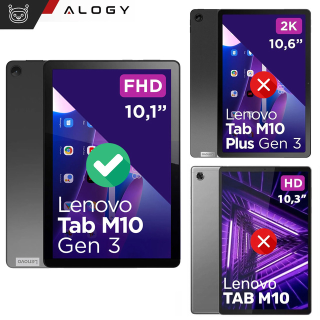 Чохол для планшета Lenovo Tab M10 3gen 3 GEN 10.1 2022 TB328FU TB328XU Корпус Чохол Alogy Book Cover Чорне скло
