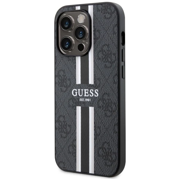 Etui Guess GUHMP14XP4RPSK pro iPhone 14 Pro Max 6,7" pevný obal 4G Printed Stripes MagSafe
