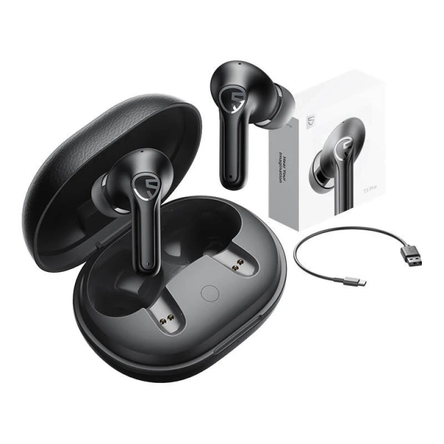 Навушники Soundpeats T3 PRO ANC TWS (чорні)