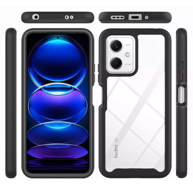 Etui pancerne Alogy Defense360 Pro Screen Protector do Xiaomi Redmi Note 12 5G / Poco X5 Black