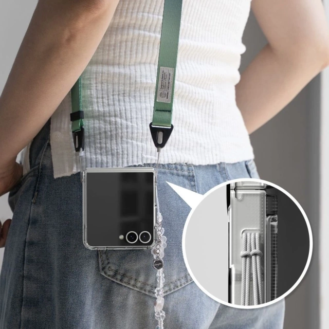 Etui do Galaxy Z Flip 7 Ringke Fusion Magnetic MagSafe Clear