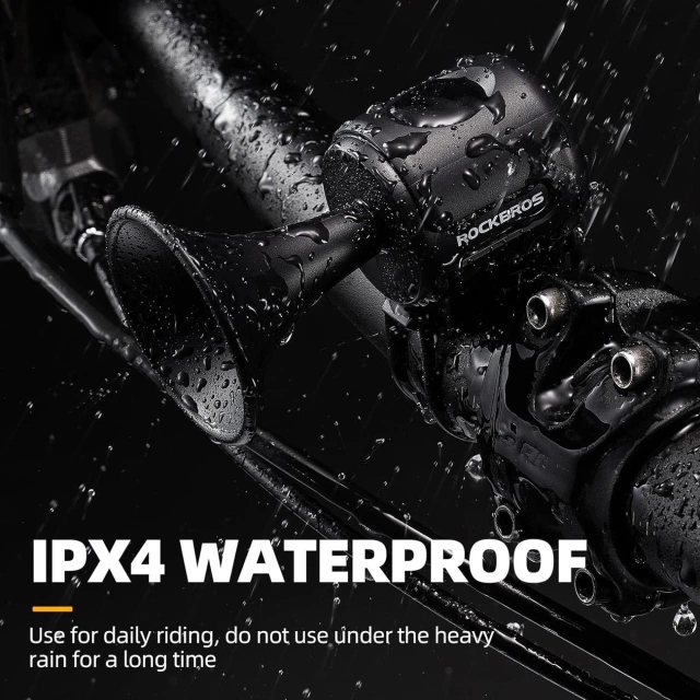 Електронний велосипедний дзвінок Rockbros 34210002001 - чорний