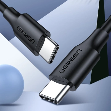 UGREEN USB Type C кабель для зарядки та передачі даних 3A 0,5 м чорний (US286)
