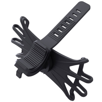 Велосипедний тримач Alogy Spider TPU Bike Phone Holder Силіконовий гнучкий для велосипедного моторолера квадроцикла Чорний