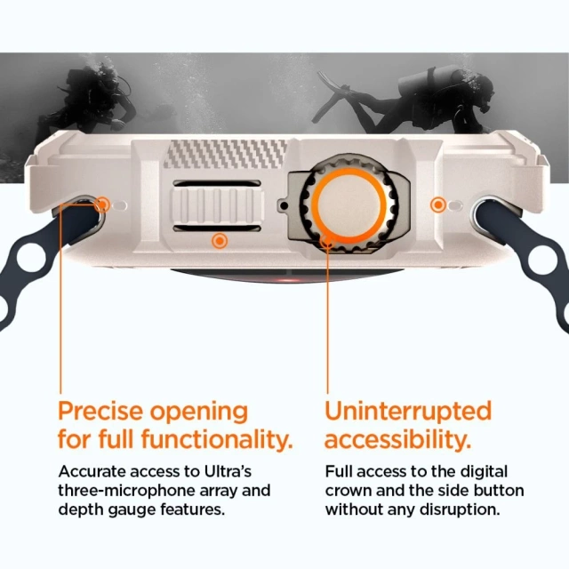 Etui Spigen Rugged Armor для Apple Watch Ultra 1 / 2 (49 мм) Dune Beige