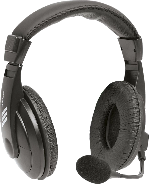 DEFENDER HEADPHONES WITH MICRO GRYPHON 750 4-PIN BLACK