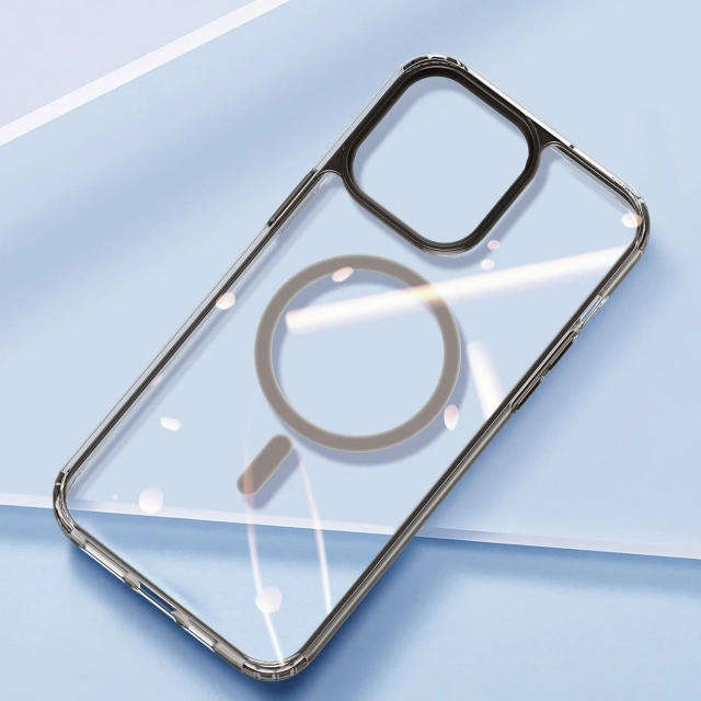 Puzdro Dux Ducis Clin2 iPhone 14 Plus Magnetic MagSafe Case šedé