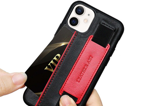 Alogy Ledertasche für Apple iPhone 12 Mini 5.4 Schwarz Glas