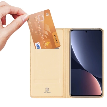 Dux Ducis Skin Pro Holster Cover Flip Cover pre Xiaomi 12 Pro gold