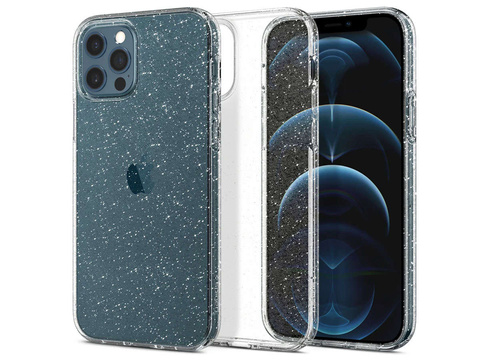 Etui Spigen Liquid Crystal pro Apple iPhone 12/12 Pro Glitter Crystal