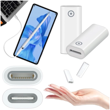 Alogy Magnetischer Stylus-Stift, Notiz- und Skizzenstift für Apple iPad Pro/Air/Mini, Weiß