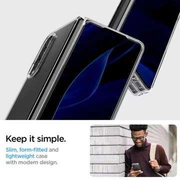 Чохол Etui Spigen AirSkin для Samsung Galaxy Z Fold 4 Crystal Clear