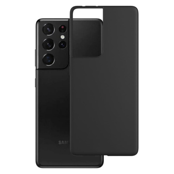 Matte Hülle 3mk Matt Hülle für Samsung Galaxy S21 Ultra 5G Schwarz