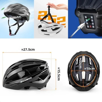 Rockbros ZK-013TI Fahrradhelm - Grau