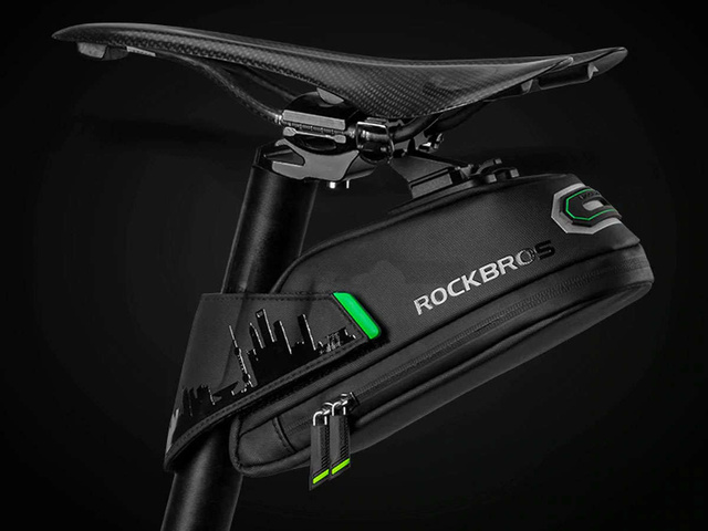 Vodotěsný kryt sedla na kolo pro nářadí RockBros C27-1 Black