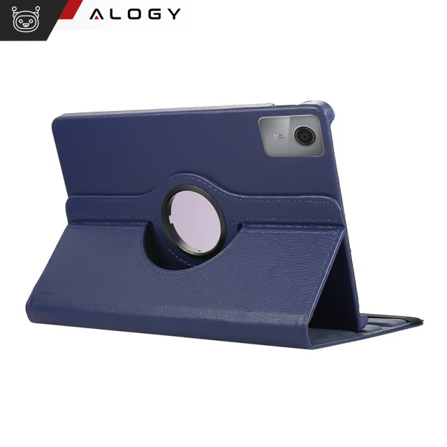 360 Case for Lenovo Tab M11 10.95" TB330FU / TB330XU / TB331FC Rotating Cover with Flip for Tablet Case Alogy Navy Blue