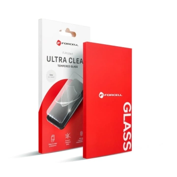 Загартоване скло для iPhone 15 Forcell Ultra Clear Glass чорне 9H