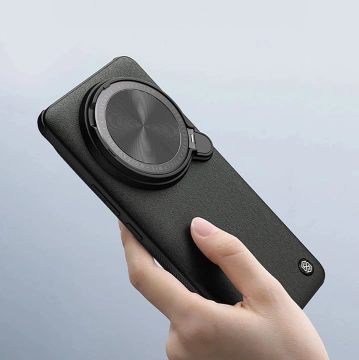 Nillkin CamShield Prop Leather Magnetic Case for Xiaomi 14 Ultra - black