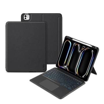 Klávesnica Etui Scmag Pen pre Apple iPad Pro 13 7 / 2024 čierna