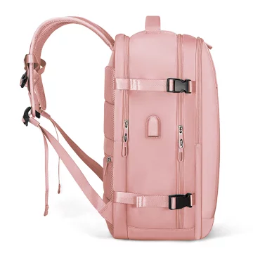 Водонепроникний рюкзак Bange для ноутбука 15.6", city traveler, 45х30х16 см, для роботи, літака, чоловічий, жіночий, з USB портом Чорний