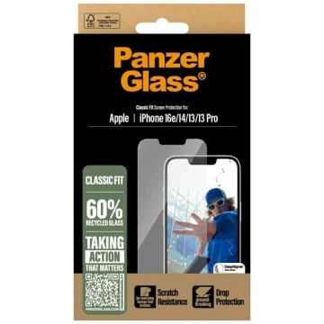 Tempered glass for iPhone 16e PanzerGlass PG Screen Classic Fit WA