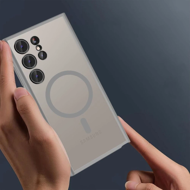 Etui Magmat Magsafe pro Samsung Galaxy S24 Ultra Matte Titanium