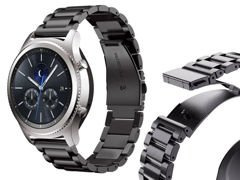 Stainless Steel Alogy náramek nerezová ocel pro chytré hodinky 22mm Black