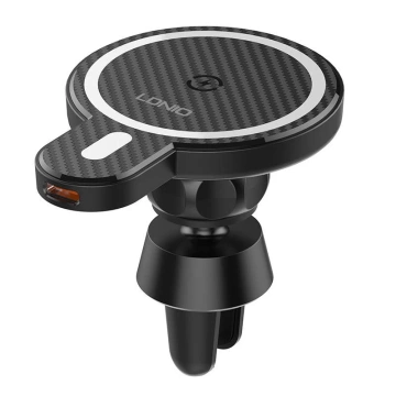 MA20 LDNIO car holder with 15W wireless charger (black)