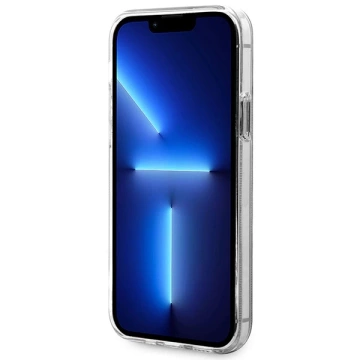 Zestaw Guess GUBPP12MH4EACSK Hülle Ladegerät iPhone 12/12 Pro czarny/schwarz Hartschale 4G Print MagSafe