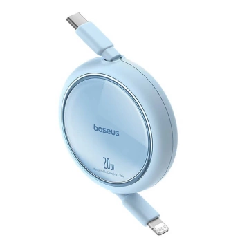 Kabel Baseus Free2Pull USB-C na iP 20W 1m USB (modrý)