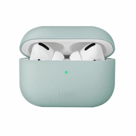 Чохол UNIQ Lino AirPods Pro Silicone м'ятний / зелений м'ятний