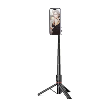 Selfie Stick L06S Magsafe Bluetooth statyw statív Black