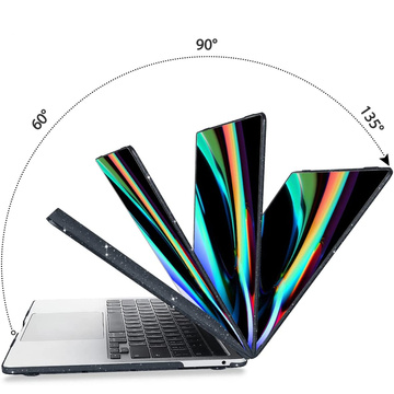 Pevné puzdro Alogy pre Apple MacBook Pro 13 2016-2020 Glitter Black