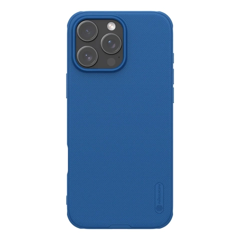Pouzdro Nillkin Magnetic Frosted Shield pro iPhone 16 Pro modré