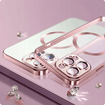 Ring MagShine MagSafe Hülle für iPhone 14 Pro Max Lila