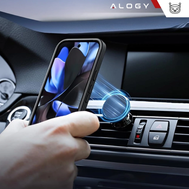 Google Pixel 9 Pro Case Alogy MagSafe Hybrid Matte Case MagMat Matte Black