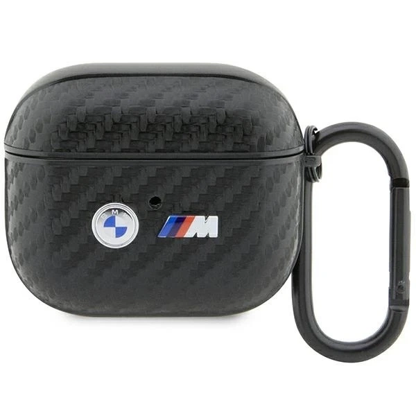 BMW BMA3WMPUCA2 puzdro pre AirPods 3 gen kryt black/black Carbon Double Metal Logo