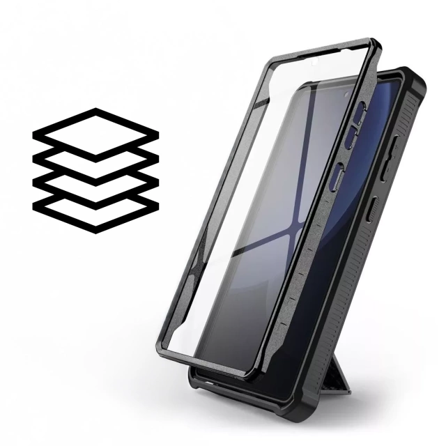 Захисний чохол для Samsung Galaxy S25 Ultra Tech-Protect Kevlar Cam чорний