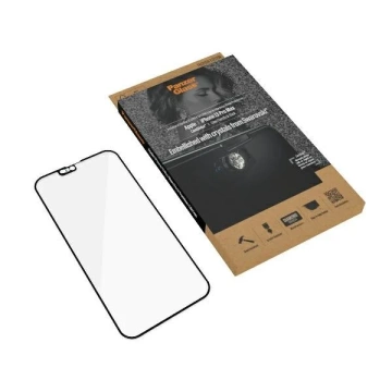 Szkło PanzerGlass E2E Microfracture für iPhone 13 Pro Max 6,7" CamSlider Swarovsky Case Friendly AntiBacterial czarny/black 2752