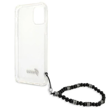 Guess GUHCP12MKPSBK iPhone 12/12 Pro 6,1" Transparente Hardcase Black Pearl