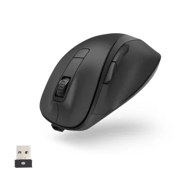 Mysz bezprzewodowa Hama MW-500 V2 z akumulatorem czarna