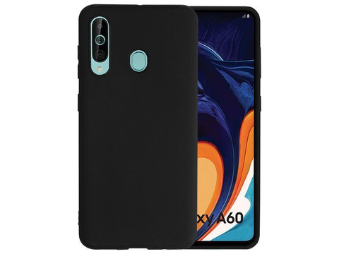 Tenké silikónové puzdro Alogy pre Samsung Galaxy A60 čierne Alogy 5D Glass
