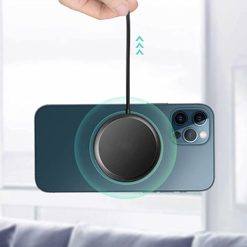 Bezdrátová nabíječka Alogy pro MagSafe 20W pro iPhone 14/13/ PRO/ MAX/ MINI Černá nástěnná nabíječka