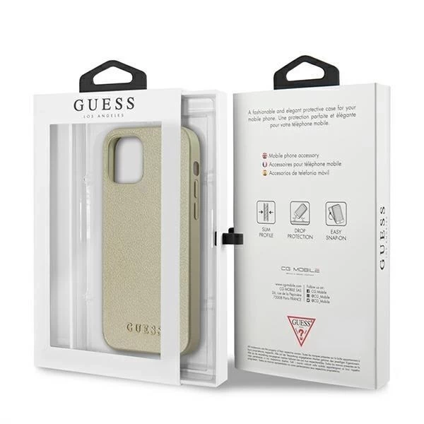 Guess GUHCP12LIGLGO iPhone 12 Pro Max 6,7" złoty/золотий твердий чохол Iridescent
