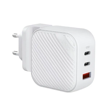 UNIQ Ładowarka sieciowa Verge Pro 66W Gan USB-C biały/cloud white