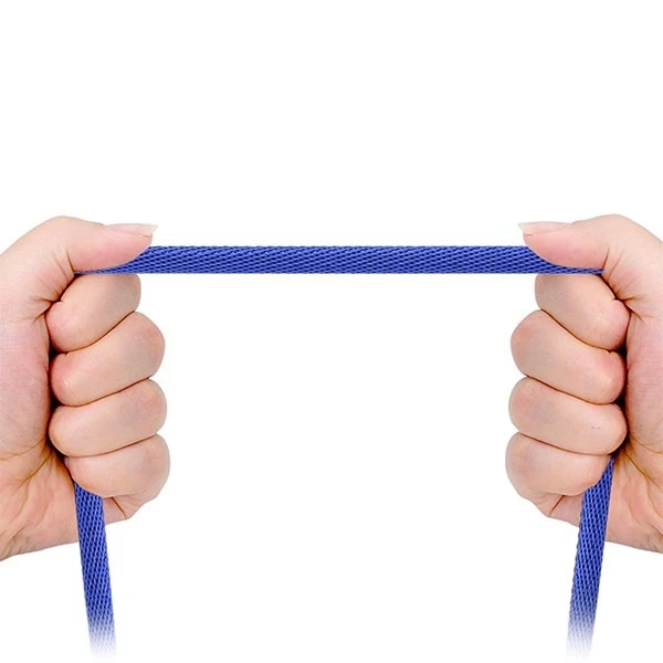 3in1 USB-C micro USB Lightning кабель швидкої зарядки SOMOSTEL SMS-BW03 QC3.0 Quick Charge 2.1A 10W 1.2 m Powerline Blue